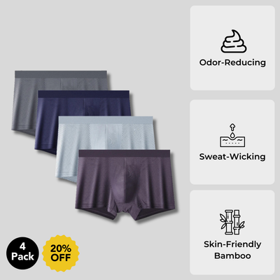 Bamboo Boxers (Pack of 4)